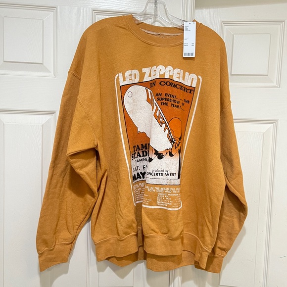 New Urban outfitters Led Zeppelin sweatshirt size medium‎unisex
